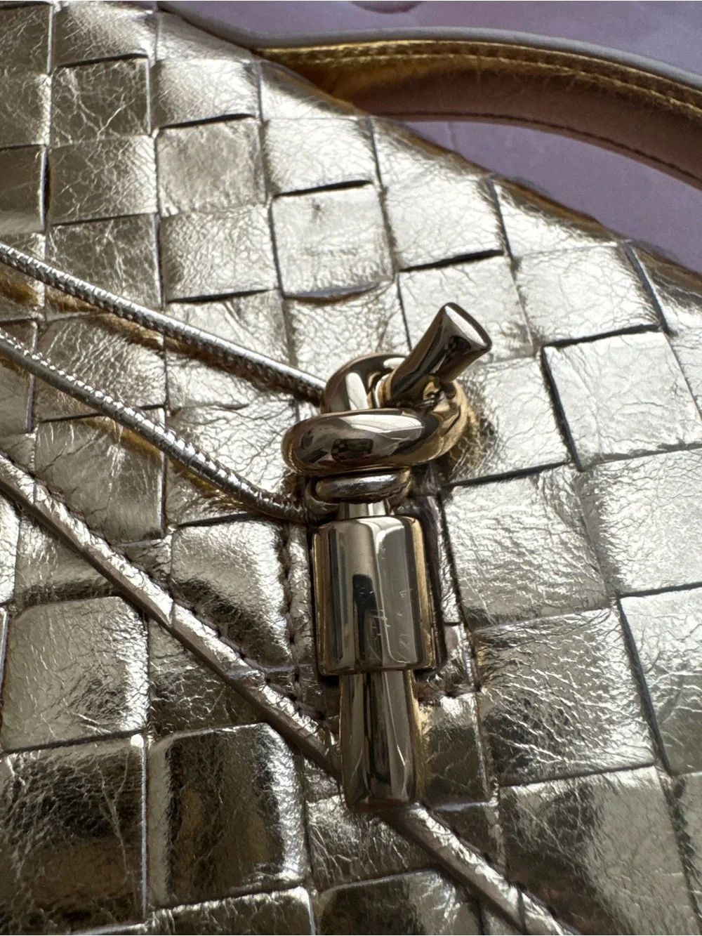 Bottega Veneta Andiamo Intrecciato Clutch Bag